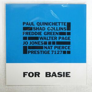 米 PAUL QUINICHETTE/FOR BASIE/PRESTIGE PR7127 LP