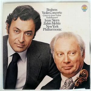 独 MEHTA/BRAHMS VIOLIN CONCERTO CONCERTO PUR VIOLON VIONLINKONZERT/CBS MASTERWORKS 76836 LP