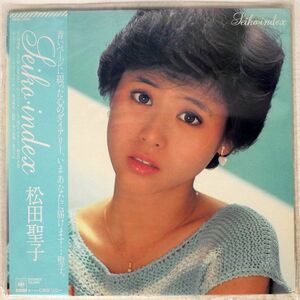 帯付き 松田聖子/SEIKO INDEX/CBS SONY 28AH1438 LP