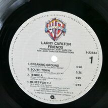 米 LARRY CARLTON/FRIENDS/WARNER BROS. 123834 LP_画像2