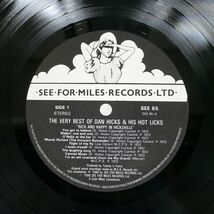 英 DAN HICKS/VERY BEST OF/SEE FOR MILES SEE65 LP_画像2