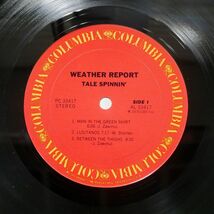 米 WEATHER REPORT/TALE SPINNIN’/COLUMBIA PC33417 LP_画像2