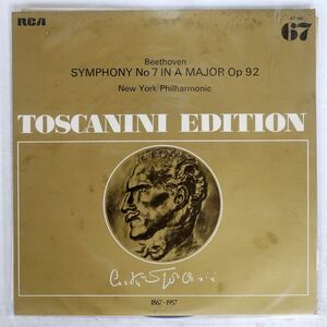 英 ARTURO TOSCANINI/BEETHOVEN: SYMPHONY NO.7/RCA VICTROLA AT153 LP