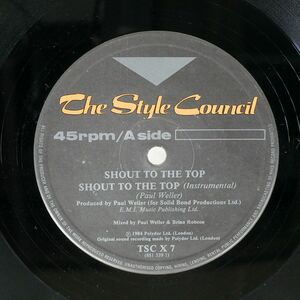 英 STYLE COUNCIL/SHOUT TO THE TOP/POLYDOR TSCX7 12