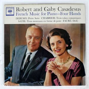 米 ROBERT CASADESUS/FRENCH MUSIC FOR PIANO - FOUR HANDS/COLUMBIA ML5723 LP