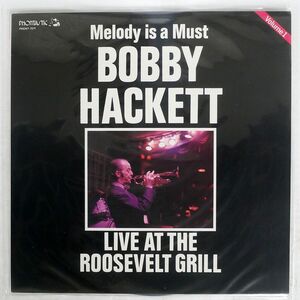 BOBBY HACKETT/MELODY IS A MUST (LIVE AT THE ROOSEVELT GRILL) VOLUME 1/PHONTASTIC PHONT7571 LP