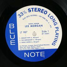 米 LEE MORGAN/SONIC BOOM/BLUE NOTE LT987 LP_画像2