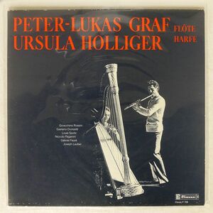 PETER LUKAS GRAF/WERKE FR FLTE UND HARFE/CLAVES P708 LP