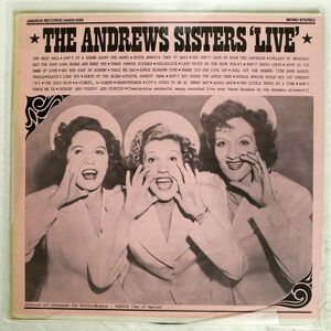 ブート ANDREWS SISTERS/LIVE/ANDROS ANDS4566 LP