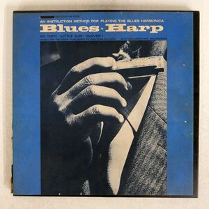 米 TONY GLOVER/BLUES-HARP (AN INSTRUCTION METHOD FOR PLAYING THE BLUES HARMONICA)/FOLKWAYS FM8358 LP