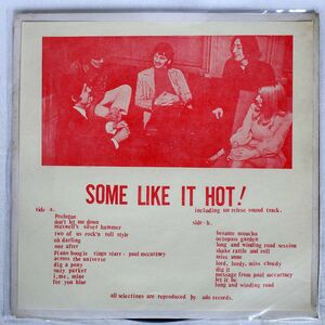 ブート BEATLES/SOME LIKE IT HOT!/IDLE MIND PRODUCTIONS NONE LP