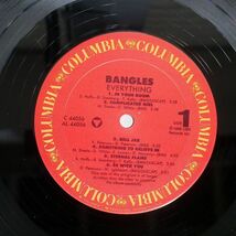米 BANGLES/EVERYTHING/COLUMBIA C44056 LP_画像2