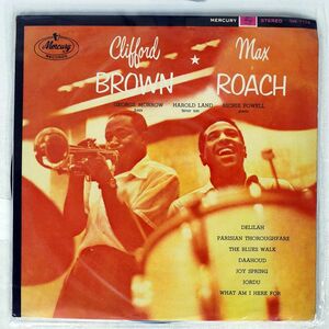 ペラ クリフォード・ブラウン/AND MAX ROACH/MERCURY SM7178 LP