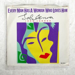 米 JOHN LENNON/EVERY MAN HAS A WOMAN WHO LOVES HIM/POLYDOR 8813787 7 □