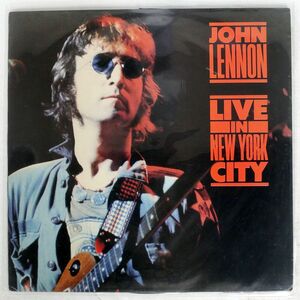 英 JOHN LENNON/LIVE IN NEW YORK CITY/PARLOPHONE PCS7301 LP