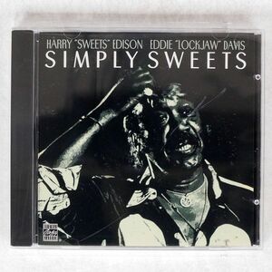 HARRY ’SWEETS’ EDISON, EDDIE ’LOCKJAW’ DAVIS/SIMPLY SWEETS/ORIGINAL JAZZ CLASSICS OJCCD-903-2 CD □