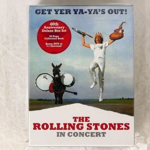 未開封 ROLLING STONES/GET YER YA-YA’S OUT (W BOOK) (W DVD) (DBTR) (ANIV)/ABKCO 02392 DVD