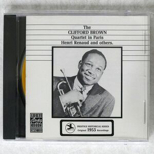 CLIFFORD BROWN QUARTET/IN PARIS/ORIGINAL JAZZ CLASSICS OJCCD-357-2 CD □