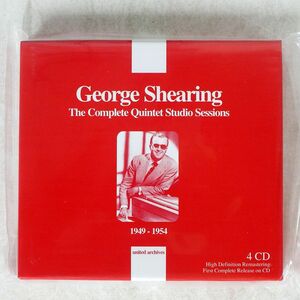 紙ジャケ GEORGE SHEARING/COMPLETE QUINTET STUDIO SESSIONS/UNITED ARCHIVES NUA09 CD