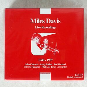 紙ジャケ MILES DAVIS/LIVE RECORDINGS 1948-1957/UNITED ARCHIVES NUA 08 CD