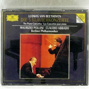 MAURIZIO POLLINI, CLAUDIO ABBADO, BERLINER PHILHARMONIKER/BEETHOVEN : PIANO CONCERTOS/DEUTSCHE GRAMMOPHON 439 770-2 CD