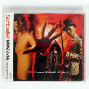 ソフト・バレエ/MENOPAUSE/ワーナーミュージック・ジャパン WPZL30011 CD+DVD
