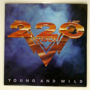 220 VOLT/YOUNG AND WILD/CBS CBS4501201 LP