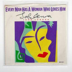 米 JOHN LENNON/EVERY MAN HAS A WOMAN WHO LOVES HIM/POLYDOR 8813787DJ 7 □