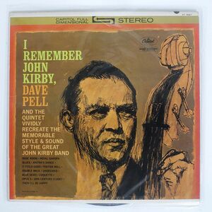 米 DAVE PELL/I REMEMBER JOHN KIRBY/CAPITOL ST1687 LP