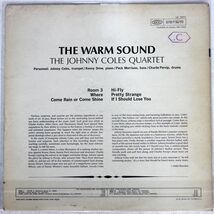 米 JOHNNY COLES QUARTET/THE WARM SOUND/EPIC LA16015 LP_画像2