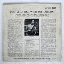 米 JACK MONTROSE/WITH BOB GORDON/ATLANTIC 1223 LP_画像2