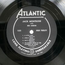 米 JACK MONTROSE/WITH BOB GORDON/ATLANTIC 1223 LP_画像3