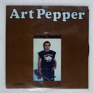 ART PEPPER/LIVING LEGEND/CONTEMPORARY GP3035 LP