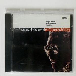 CHARLIE ROUSE QUARTET/MOMENT’S NOTICE/STORYVILLE STCD 8268 CD □