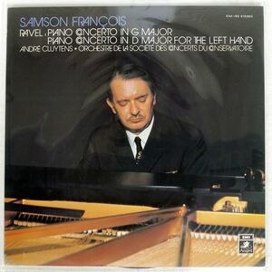 FRANCOIS/RAVEL - CONCERTO PER PIANOFORTE IN SOL MAGGIORE/ANGEL EAA193 LP