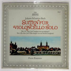 独 FOURNIER/BACH:SUITEN FR VIOLONCELLO SOLO/ARCHIV PRODUKTION 198187 LP