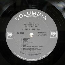 米 グレン・グールド/バッハ：パルティータ 第5、6番/COLUMBIA MASTERWORKS ML5186 LP_画像2