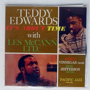 TEDDY EDWARDS/IT’S ABOUT TIME/PACIFIC JAZZ PJ0006 LP