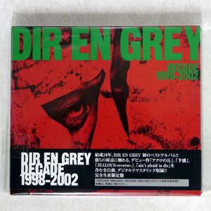 DIR EN GREY/DECADE 1998-2002/FIREWALL DIV. SFCD53 CD