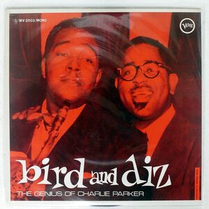 CHARLIE PARKER/BIRD AND DIZ/VERVE MV2503 LP