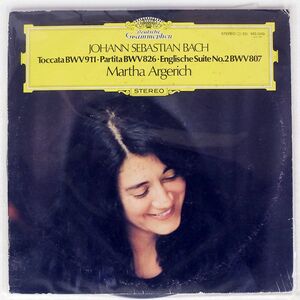 MARTHA ARGERICH/BACH ENGLISH SUITE NO.2/DG MG1249 LP