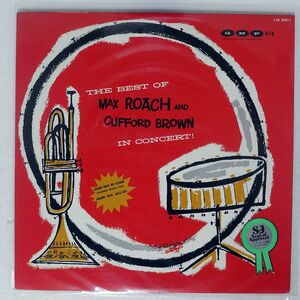 MAX ROACH,CLIFFORD BROWN/BEST OF IN CONCERT/GNP LAX3081 LP