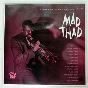 THAD JONES AND HIS ENSEMBLE/MAD THAD/PERIOD YW7586EV LP