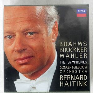未開封 BERNARD HAITINK/BRAHMS BRUCKNER MAHLER : THE SYMPHONIES/DECCA 480 8286 CD