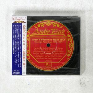 未開封 VA/SWEET HOT DANCE BANDS VOL.3 1926~1931/AUDIO PARK APCD6023 CD □