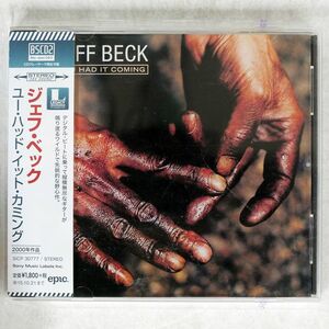 BLU-SPEC CD ジェフ・ベック/ユー・ハッド・イット・カミング/ソニー・ミュージックジャパン インターナショナル SICP30777 CD □