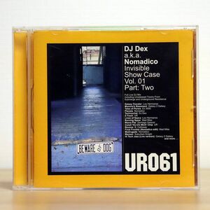 DJ DEX A.K.A. NOMADICO/INVISIBLE SHOW CASE VOL.01 PART:TWO/SUBMERGE RECORDINGS SUGCD-002-2 CD □