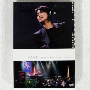 ZARD/WHAT A BEAUTIFUL MOMENT [DVD]/B-VISION ONBD-7040 DVD