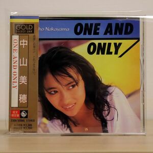 24K GOLD 中山美穂/ONE AND ONLY/キングレコード 330A-50086 CD □