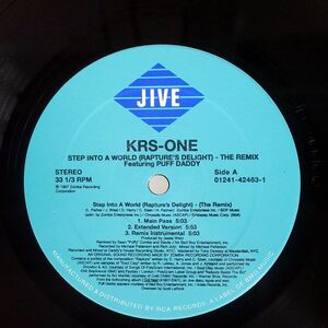 KRS ONE/STEP INTO A WORLD (RAPTURE’S DELIGHT) - THE REMIX/JIVE 01241424631 12